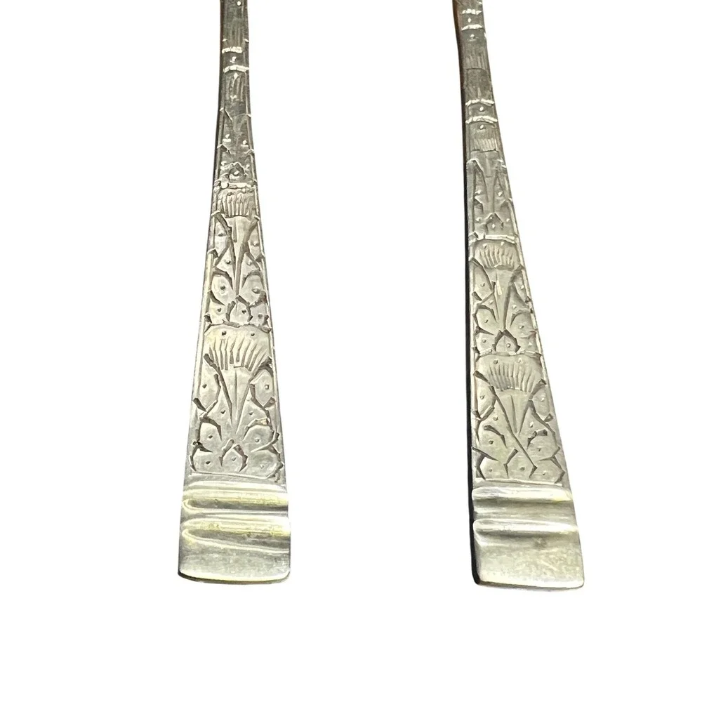 Vintage EPNS A1 Silver Plated Spoons‎ Set 3 Spoons Decorative